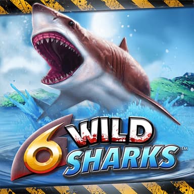 6 Wild Sharks Slot Cover