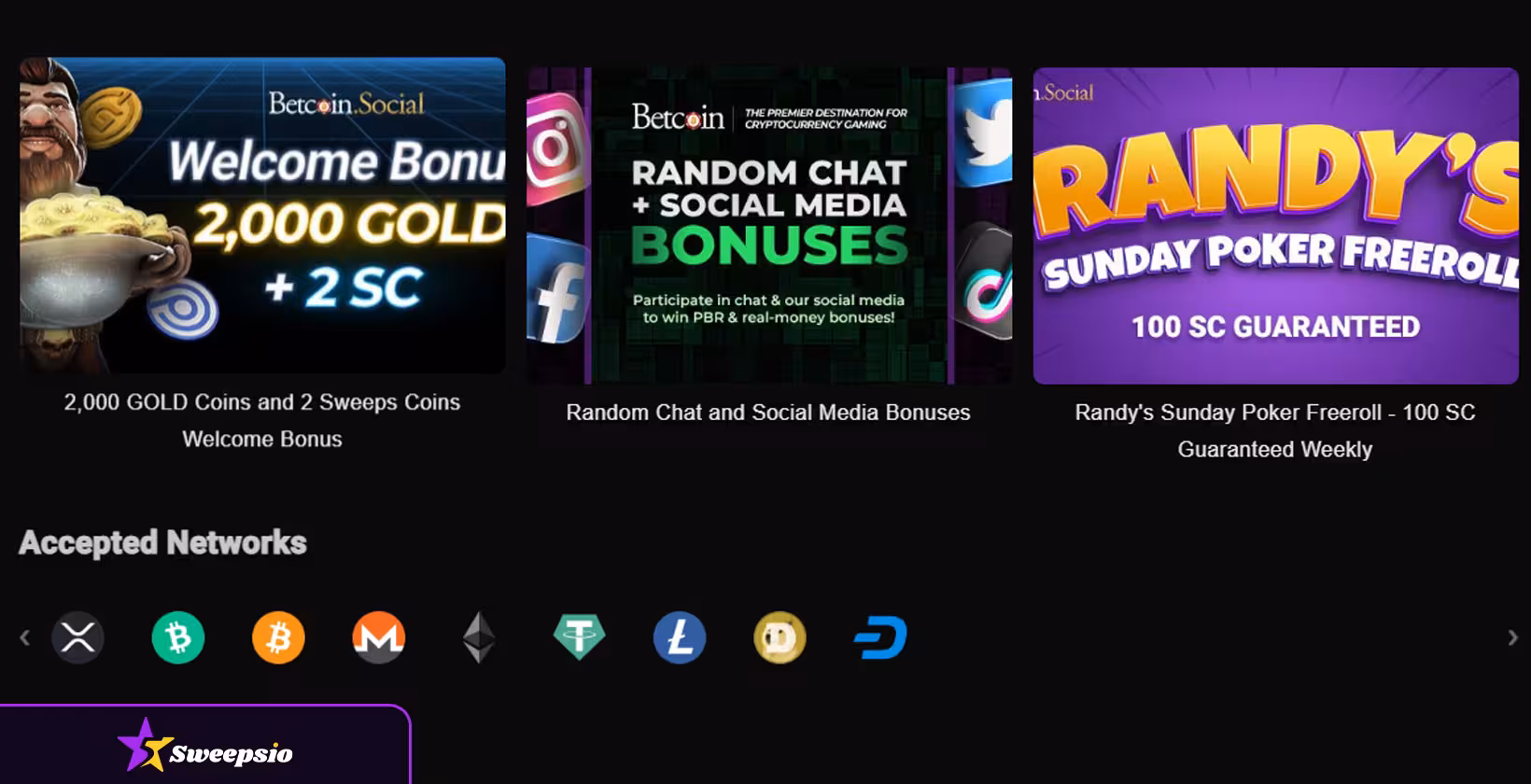 betcoin social promo page