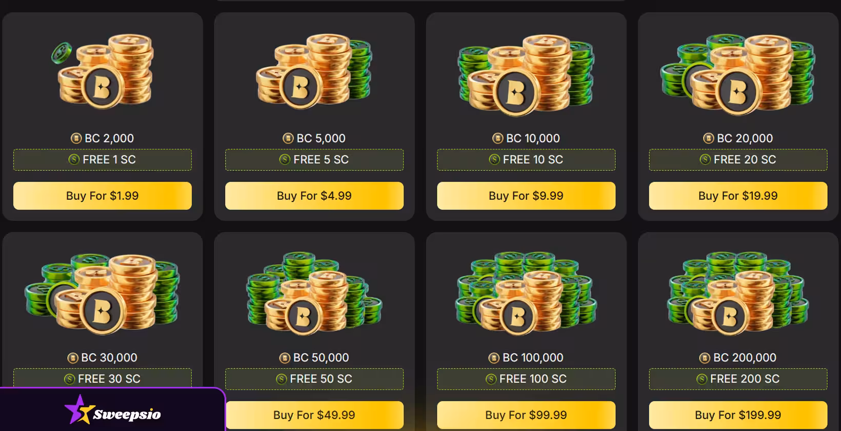 betty sweeps coins store
