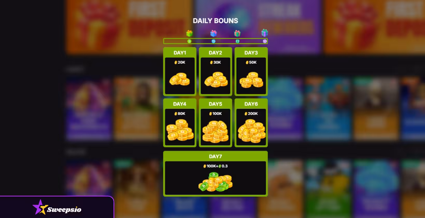 bucksjet casino daily rewards