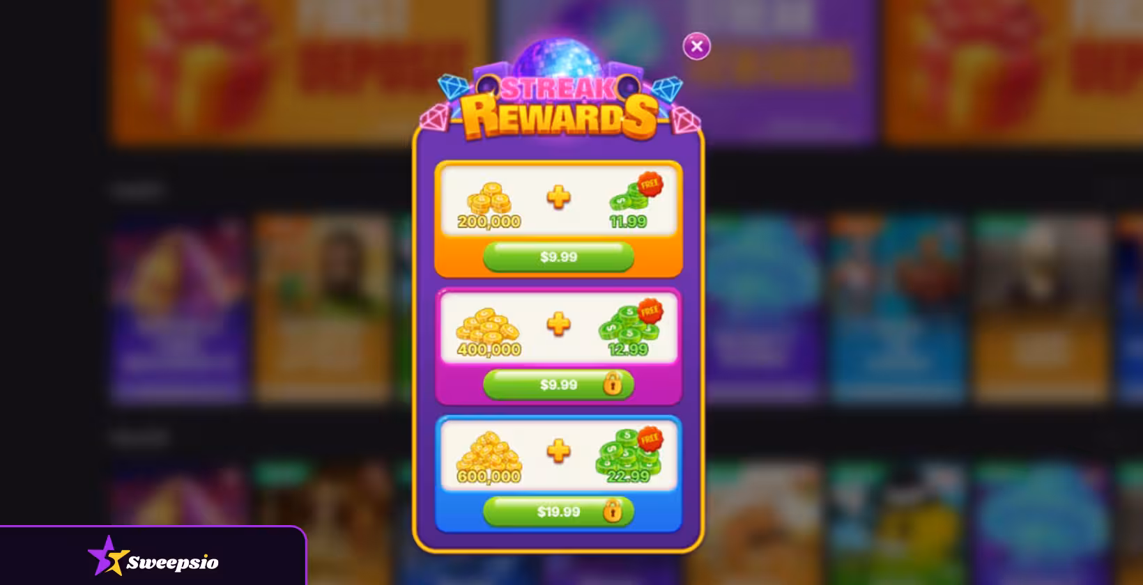 bucksjet casino streak rewards