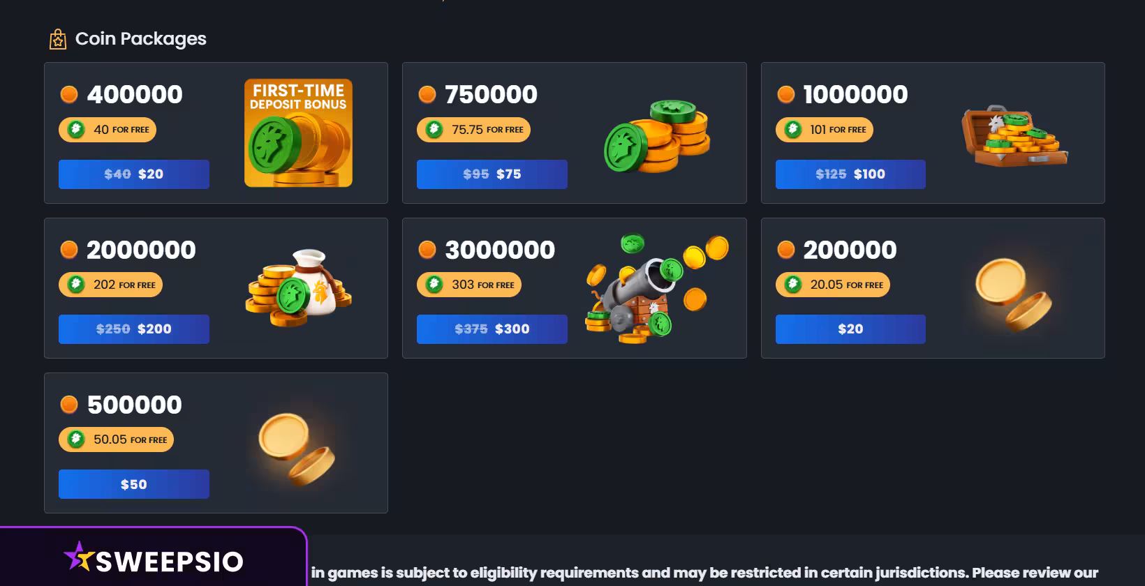 cluck.us casino coin store