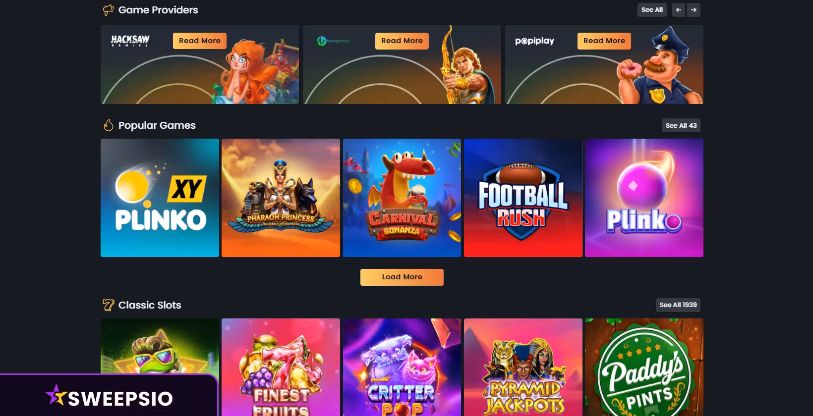 cluck.us casino game providers popular games