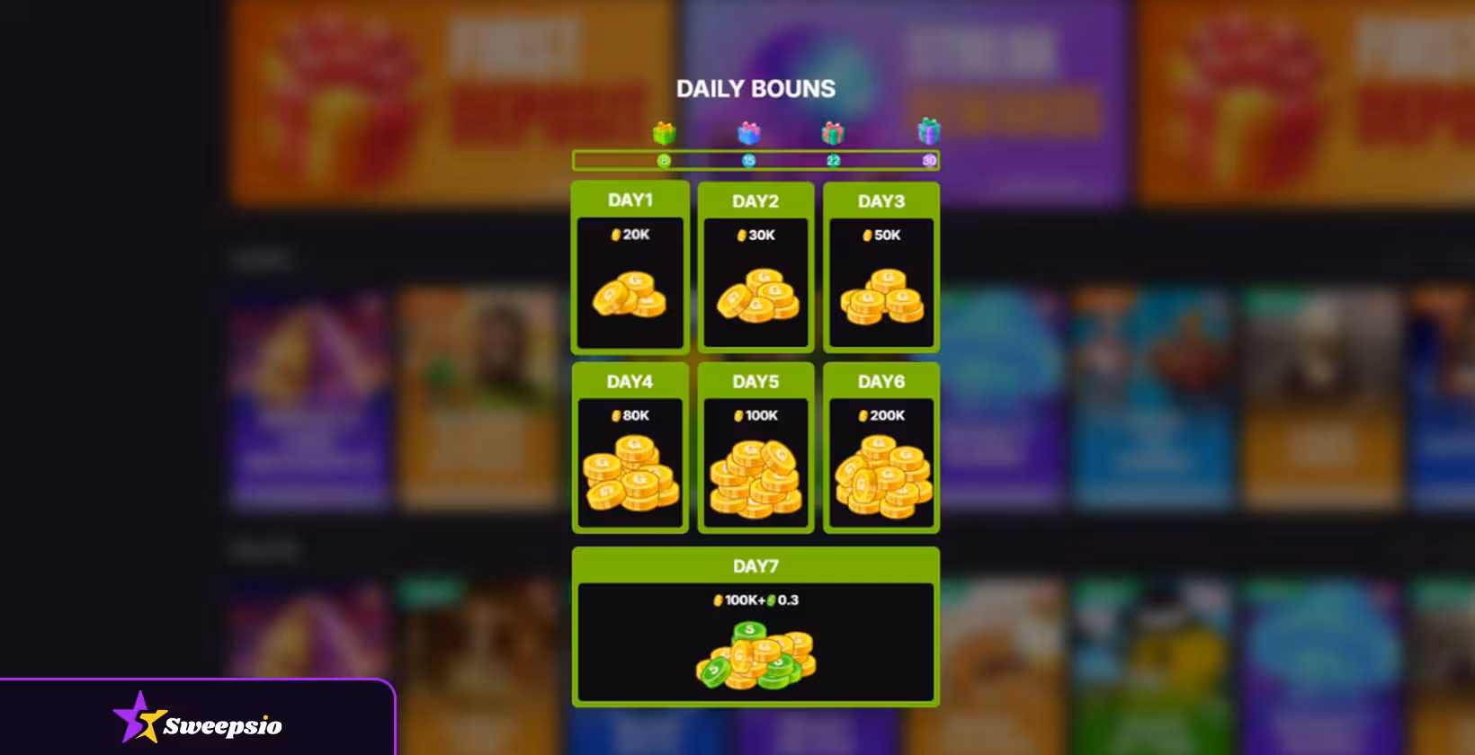 coinsbucks daily bonus