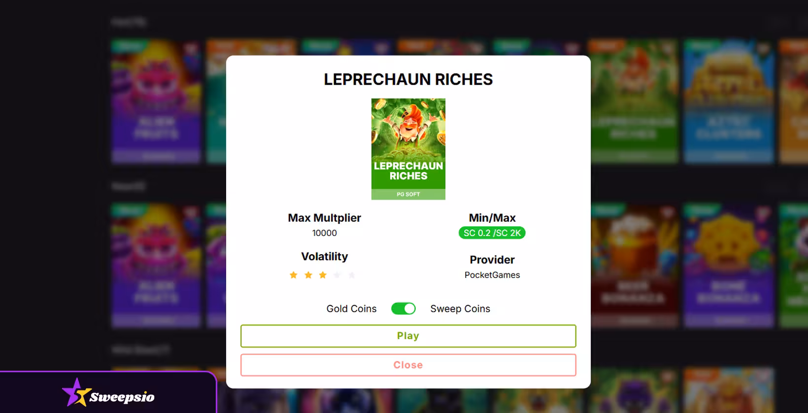 dollar mills casino game modes