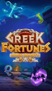 greek fortunes bingo bounty slot cover