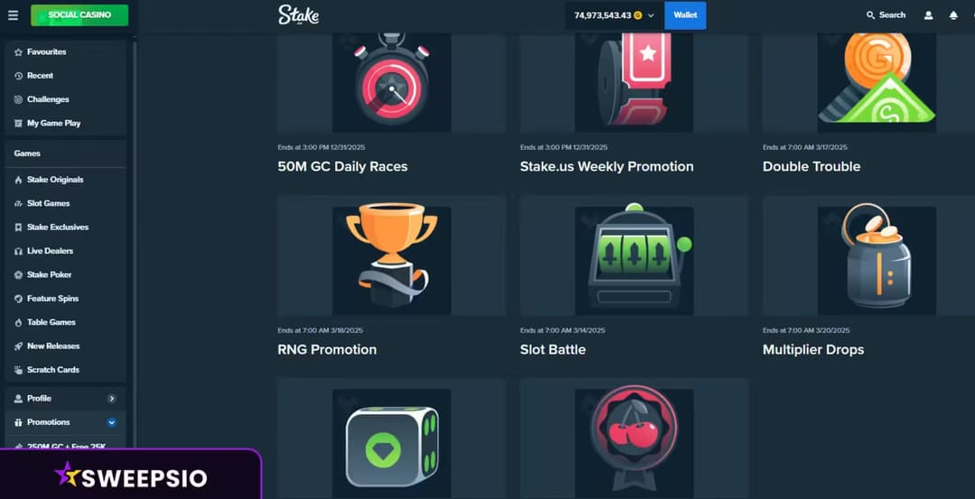 how can players collect free stake cash