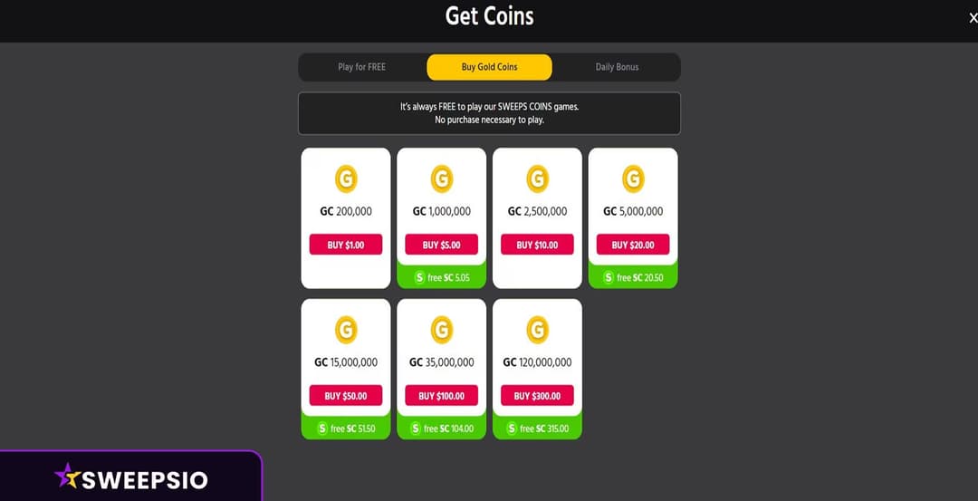 how to purchase chumba gold coins