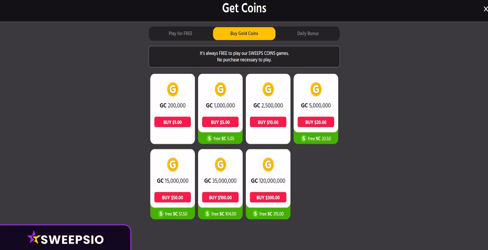 how to purchase chumba gold coins