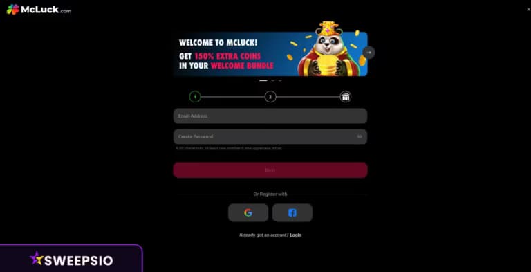 how to sign up at mcluck