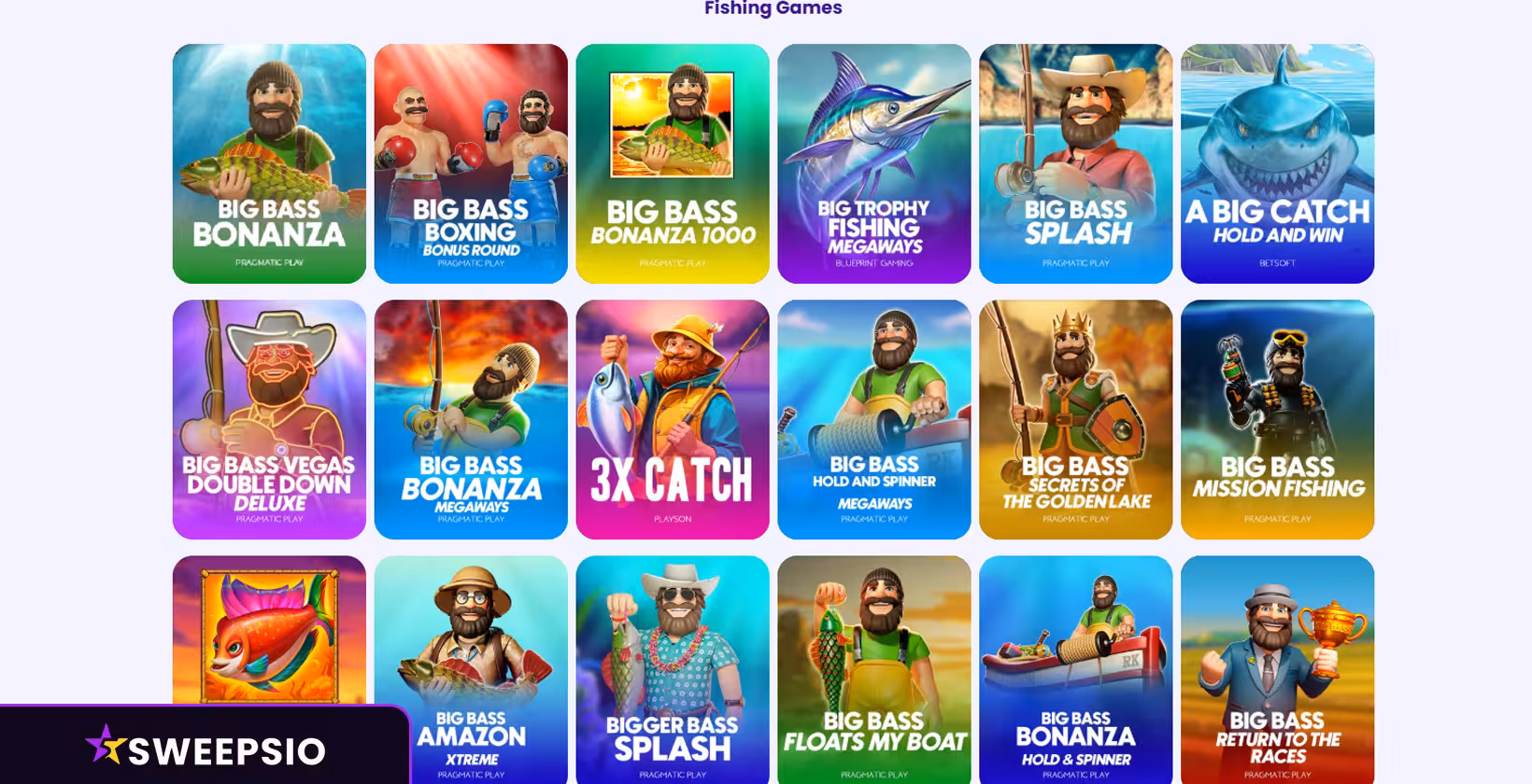 megafrenzy casino fishing games