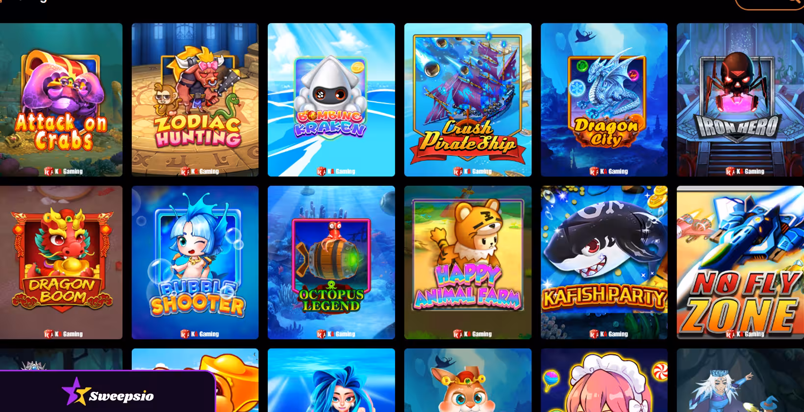 nio play fishing games