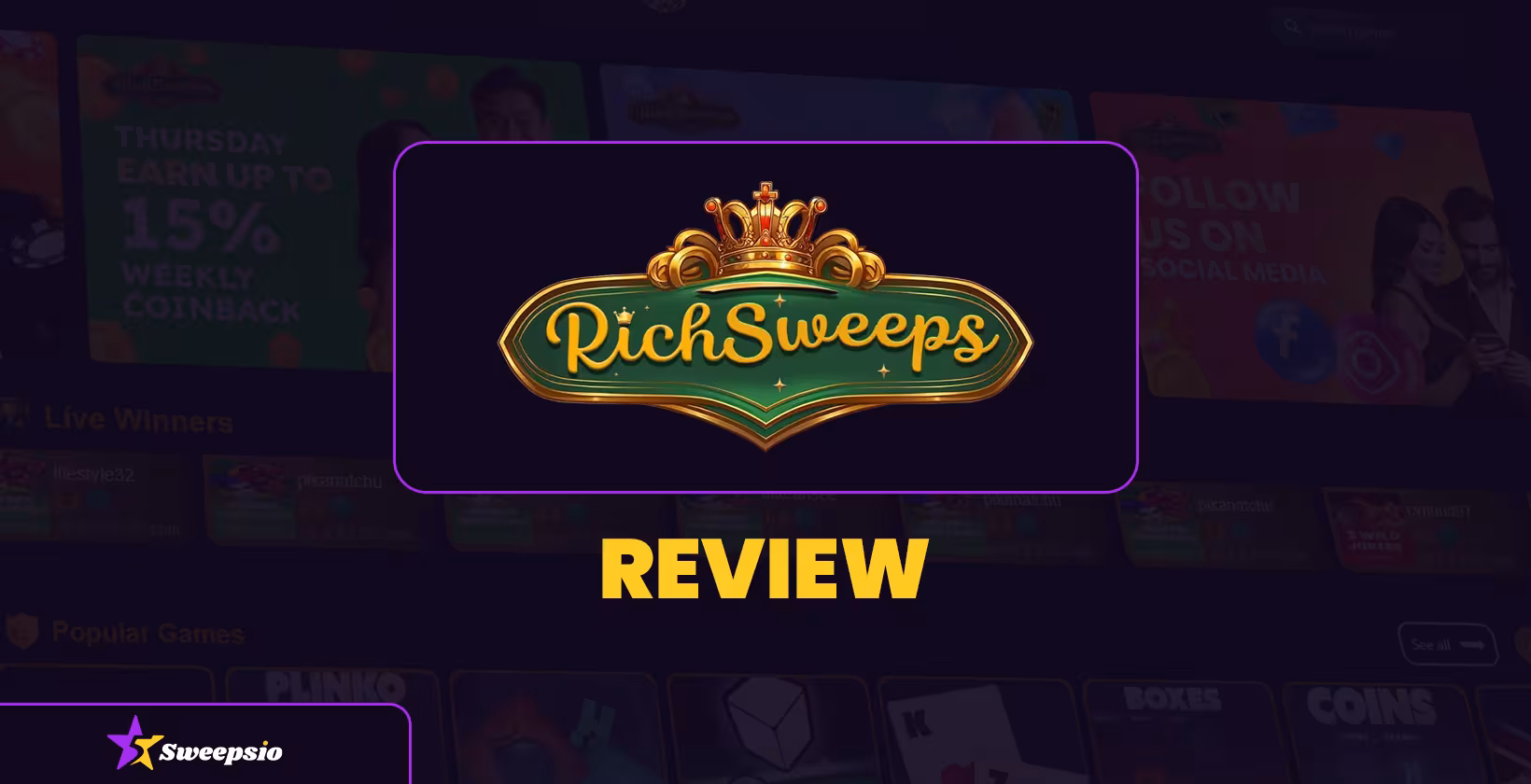 rich sweeps casino review