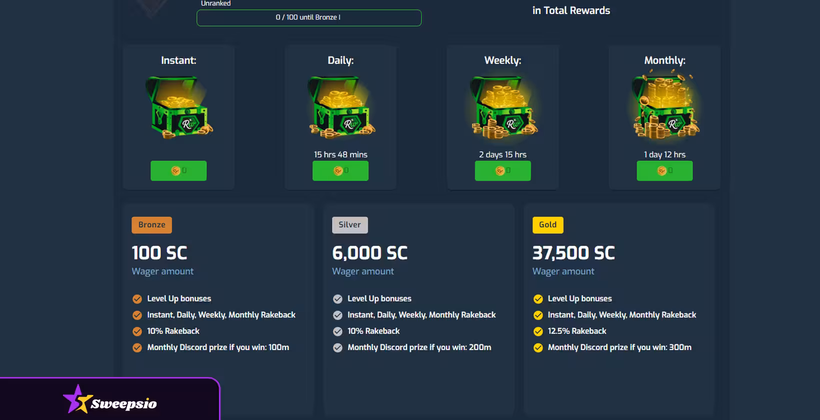 runewager casino rewards