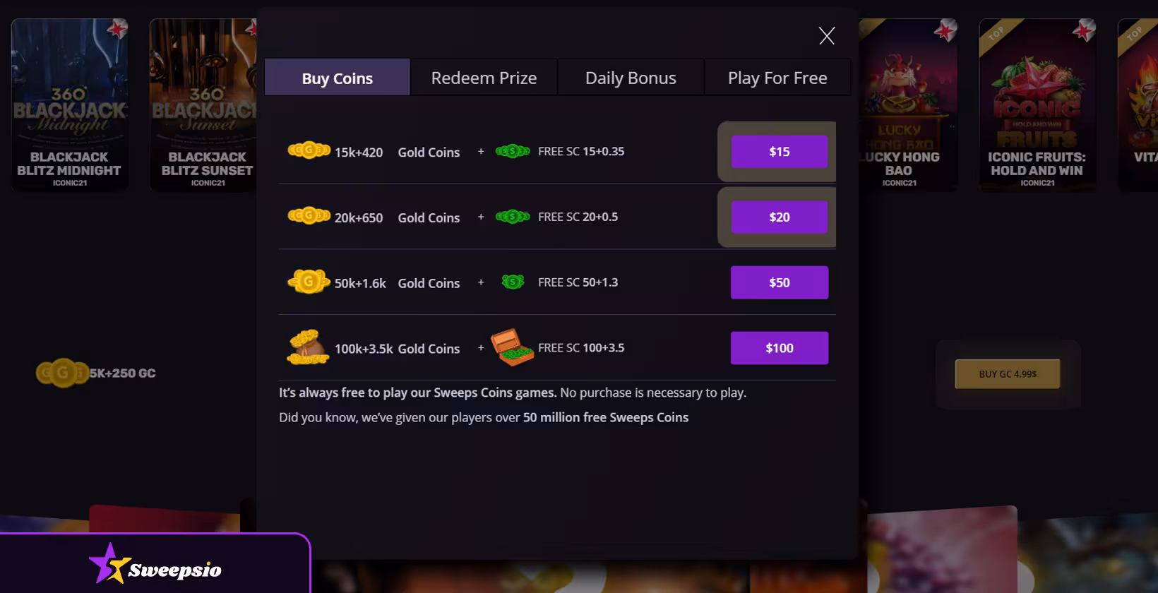 spinova casino coins purchase