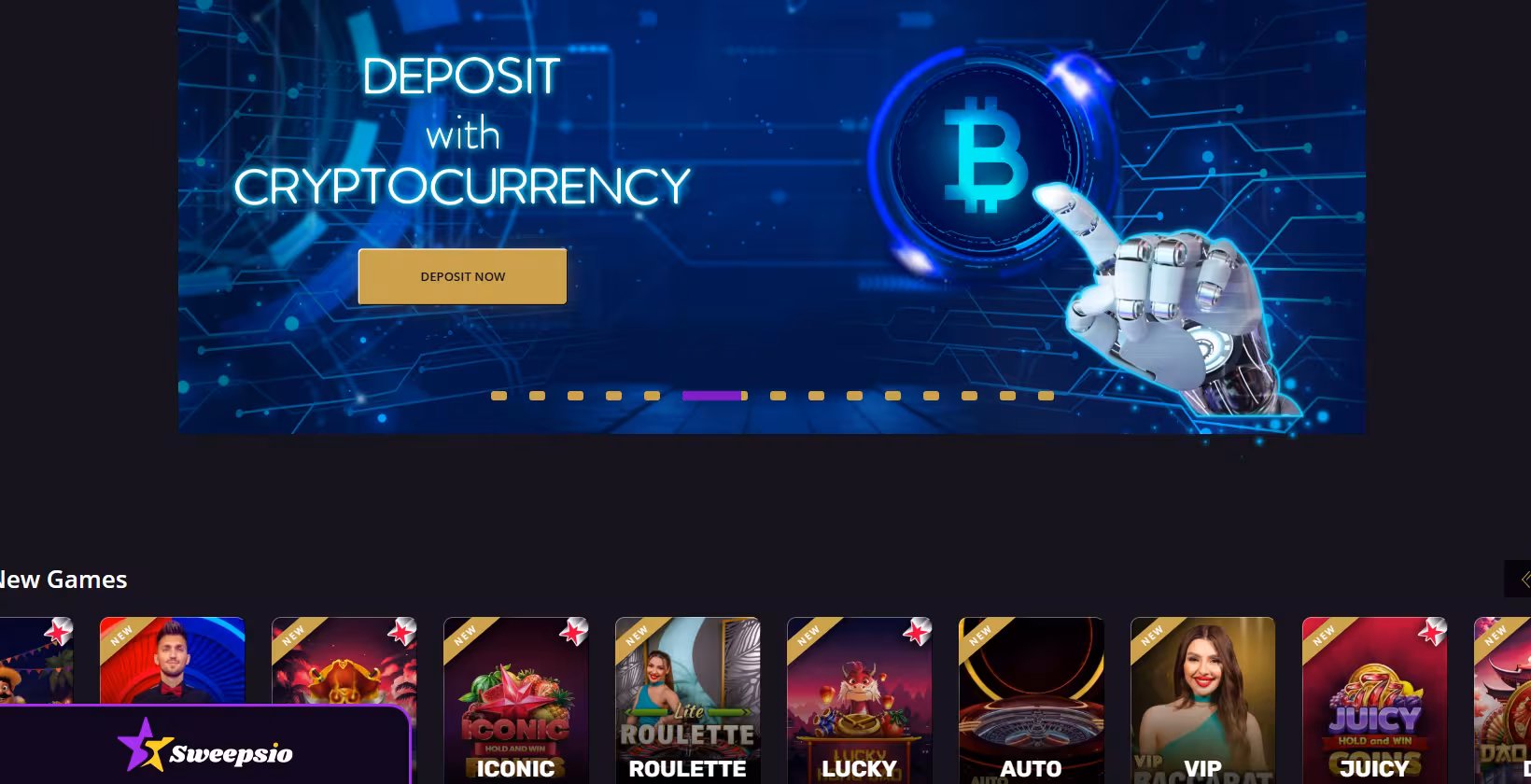 spinova games cryprocurrency