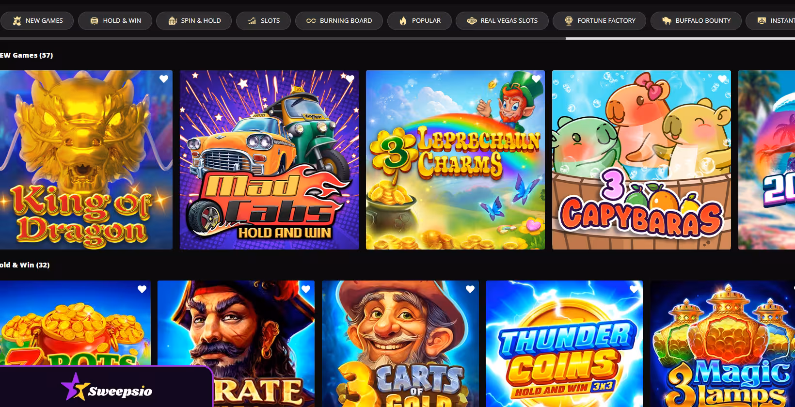spinsaga casino games