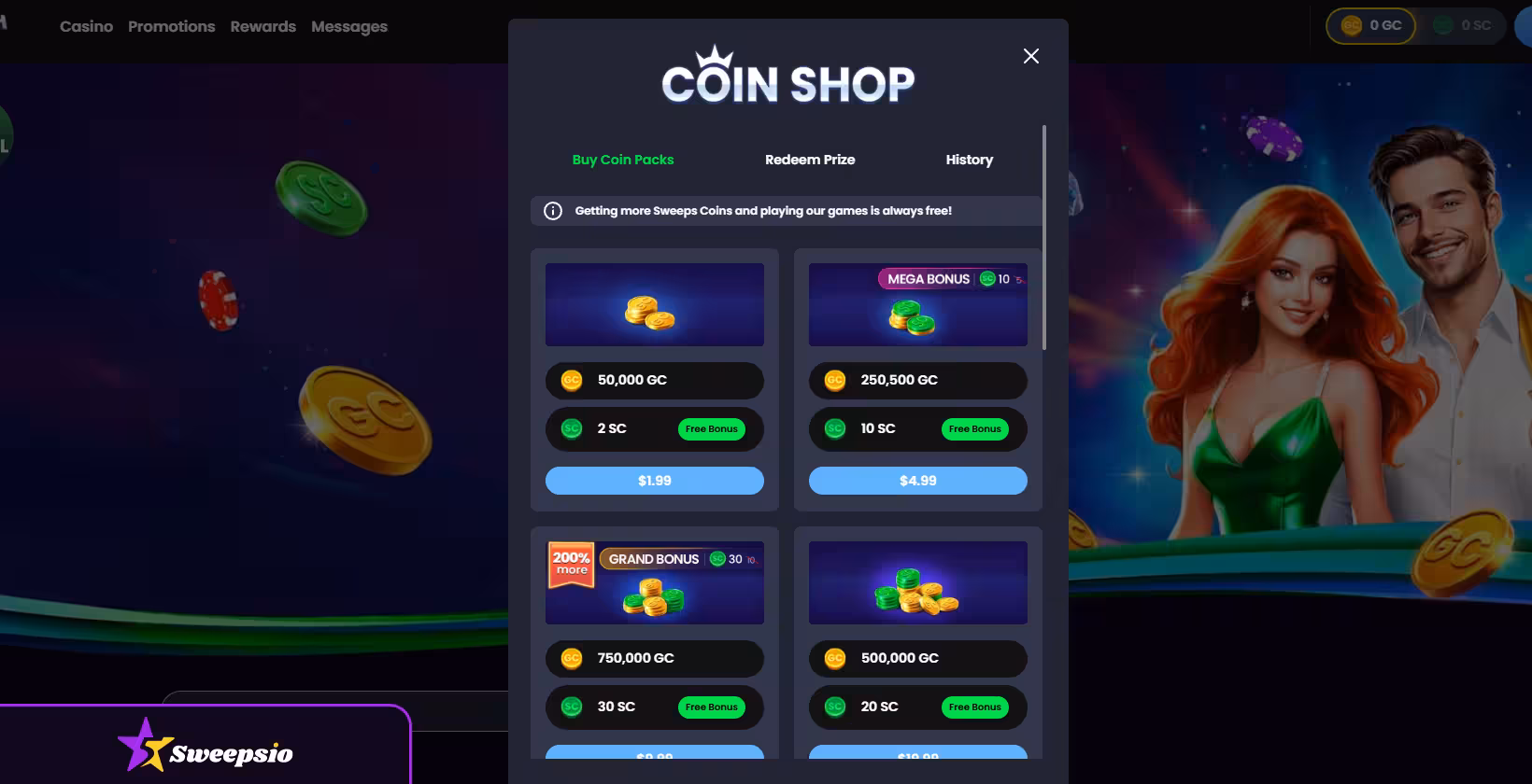 splash coins coin shop