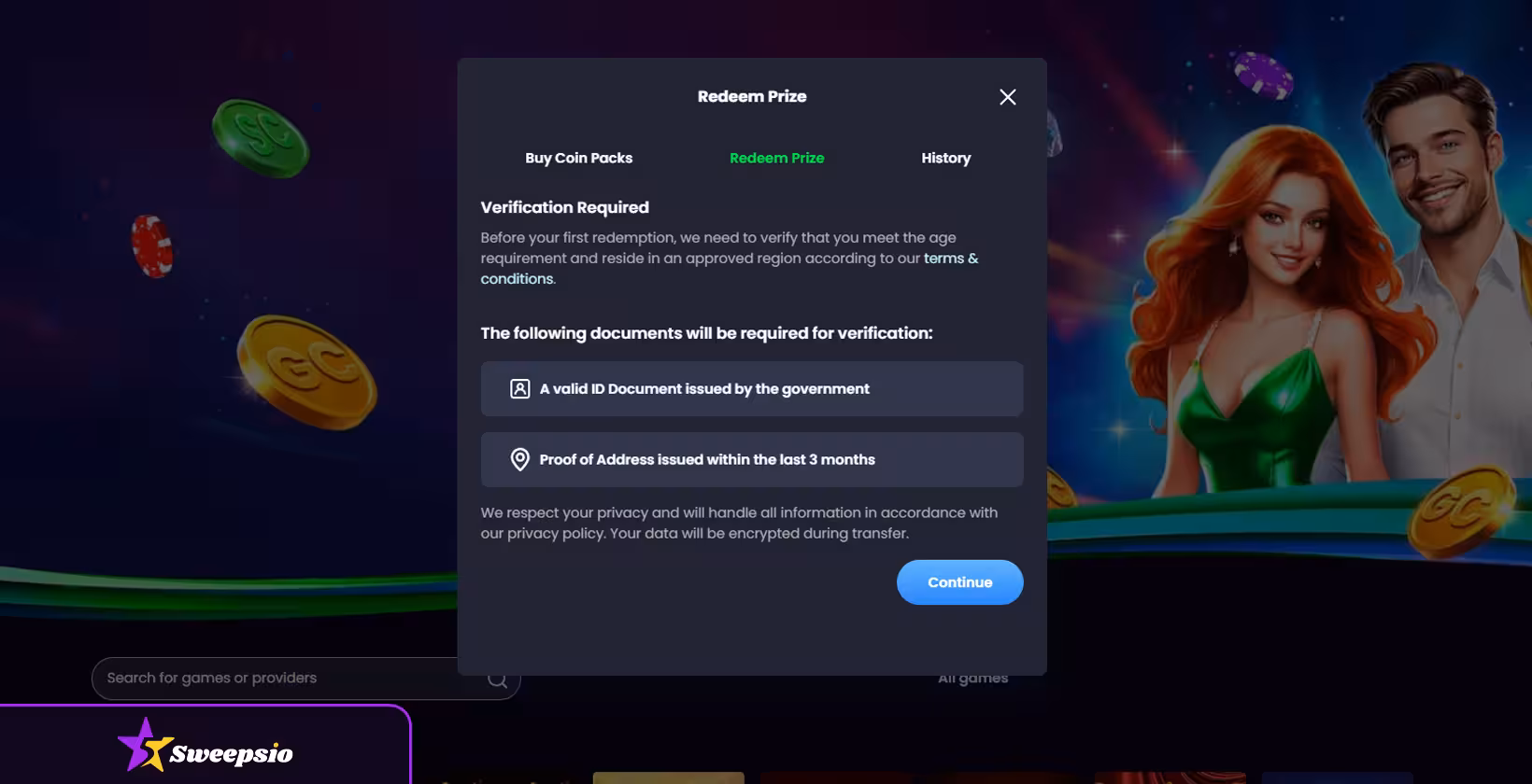 splash coins redeem