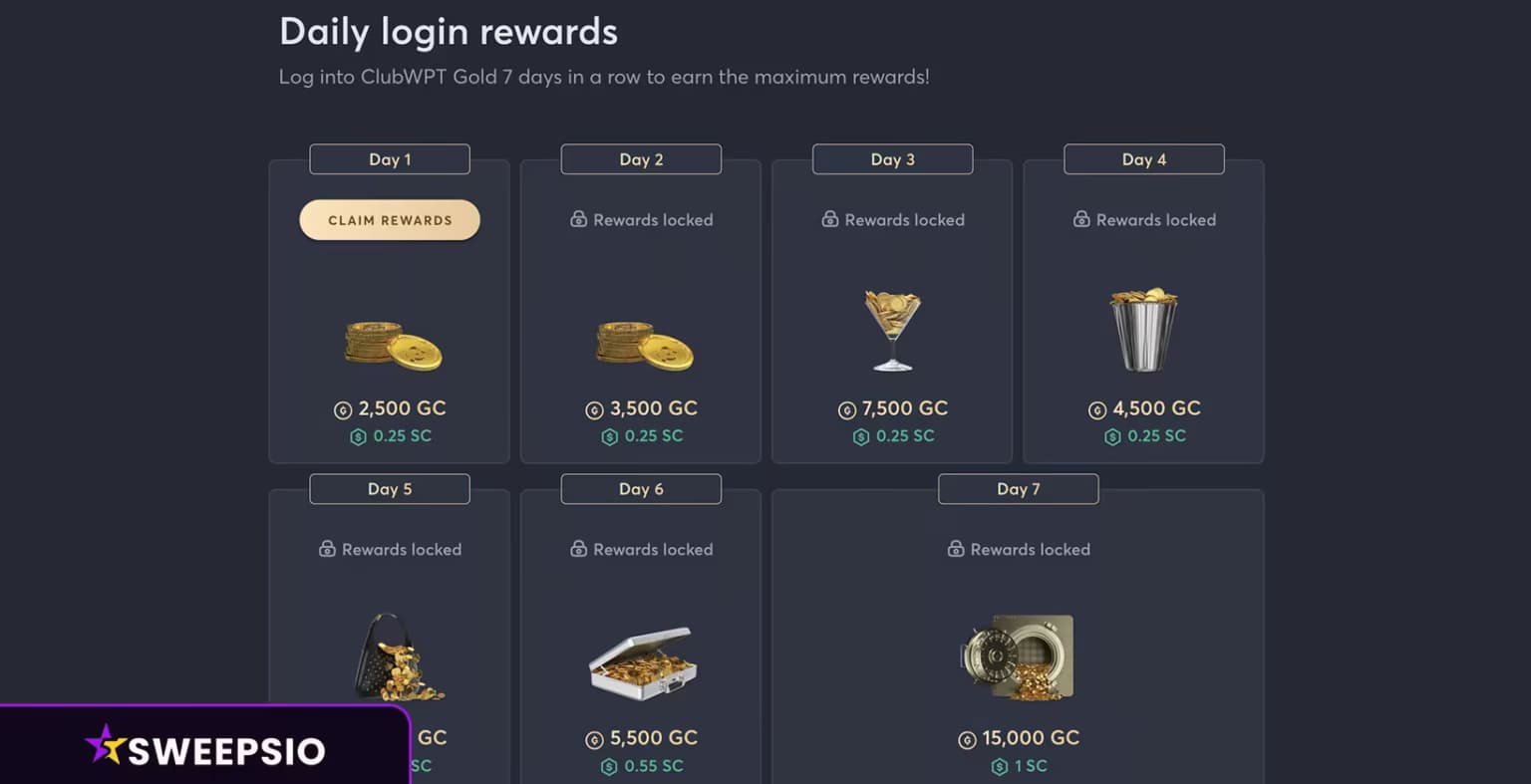 what are the clubwpt bonus offers
