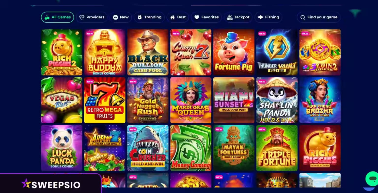 what are the funzcity casino games