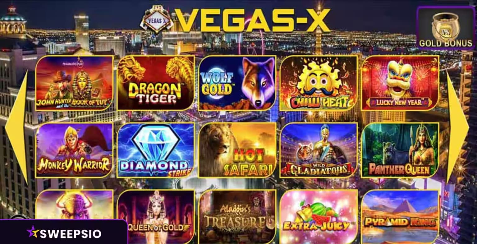 what are the vegas x casino games