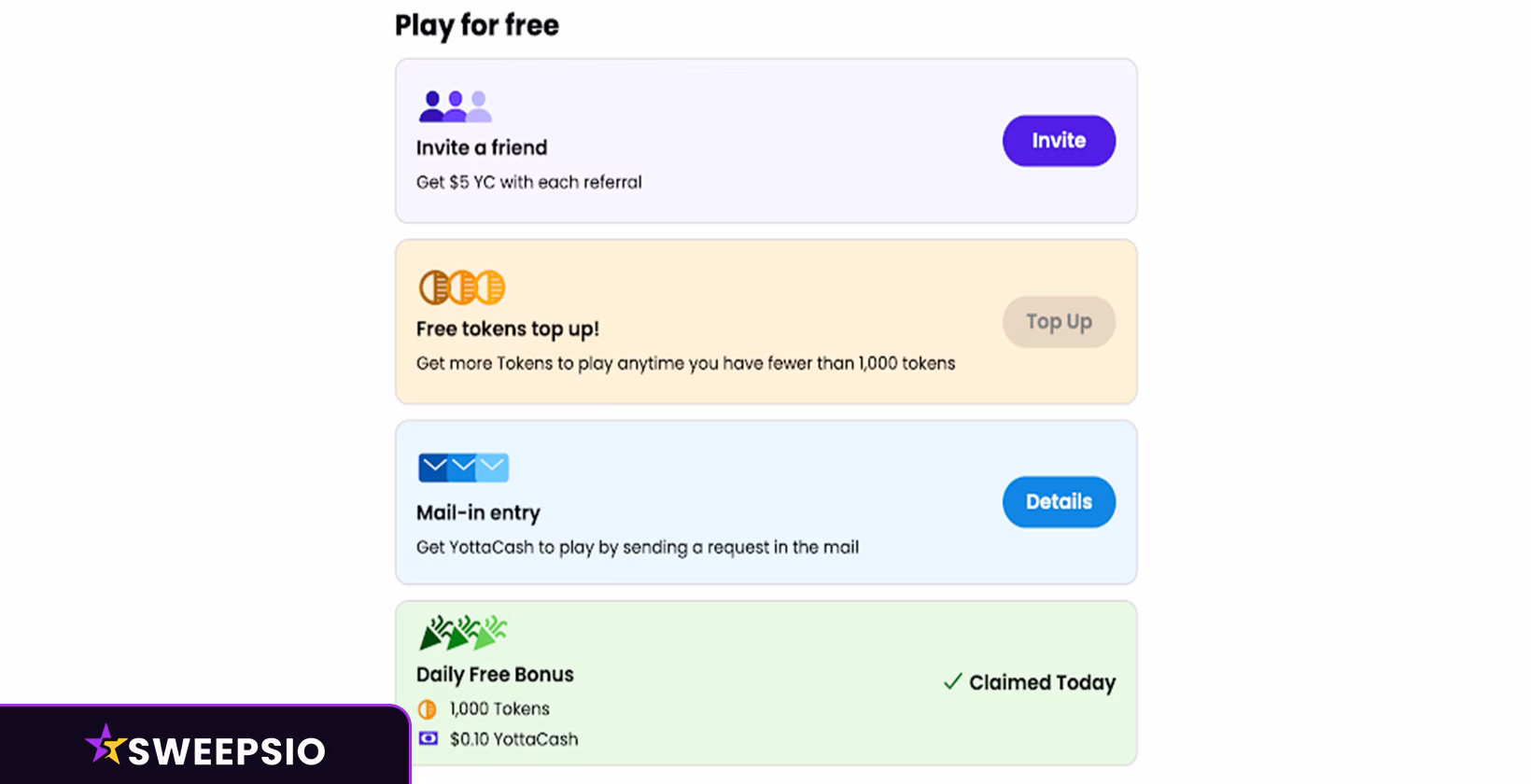 what are the yotta casino bonus offers