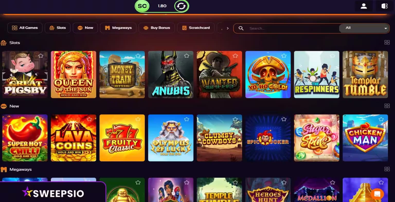what are theboss casino games