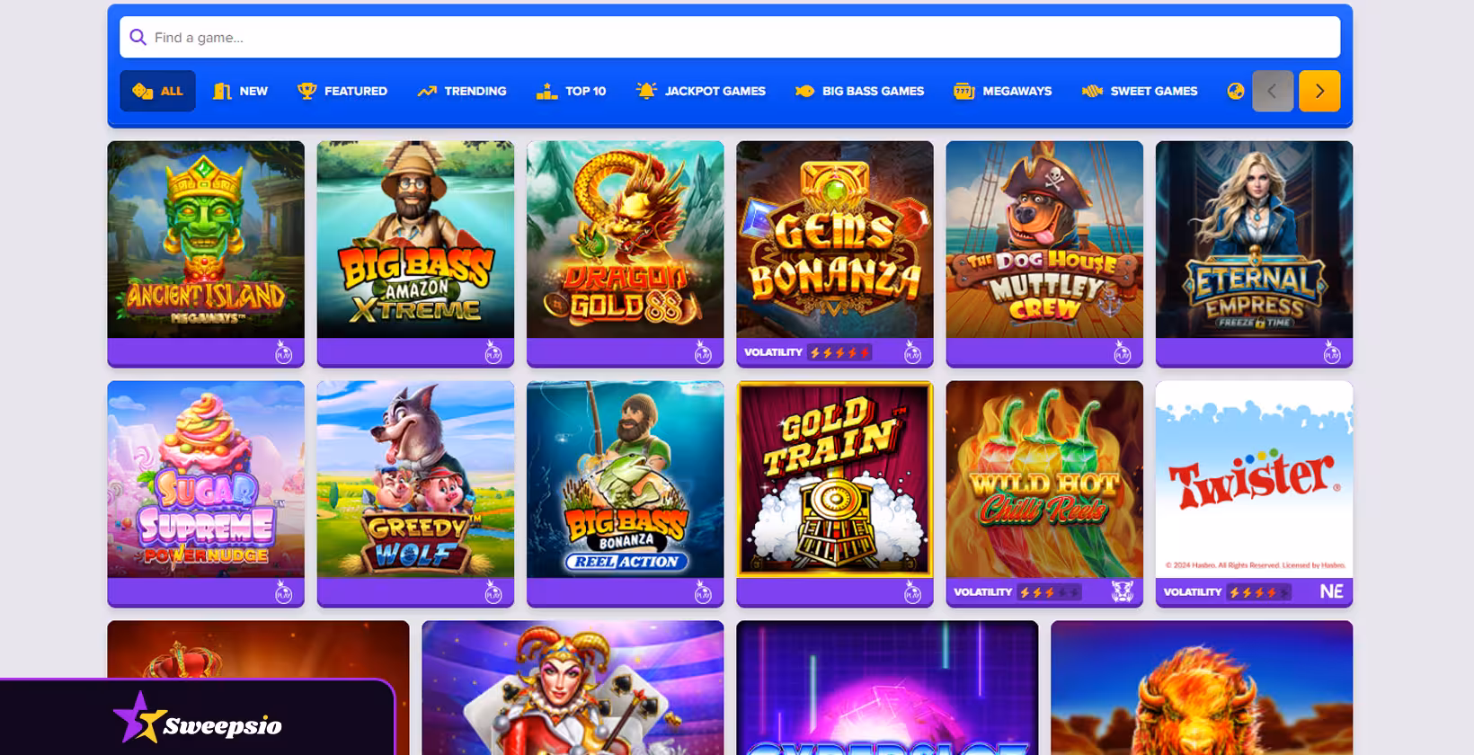 wildhorse bucks casino games